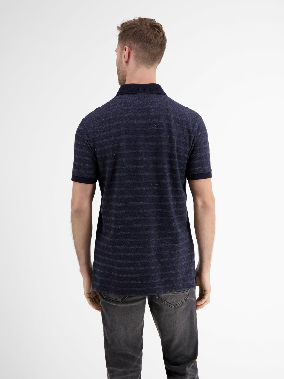 Herren LERROS | Poloshirt, Tonal Gestreift