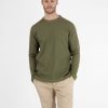 Herren LERROS | Longsleeve In Strukturqualitat