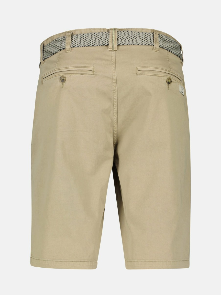 Herren|ÜBERGRÖSSE LERROS | Chino Bermuda In Stretchqualitat