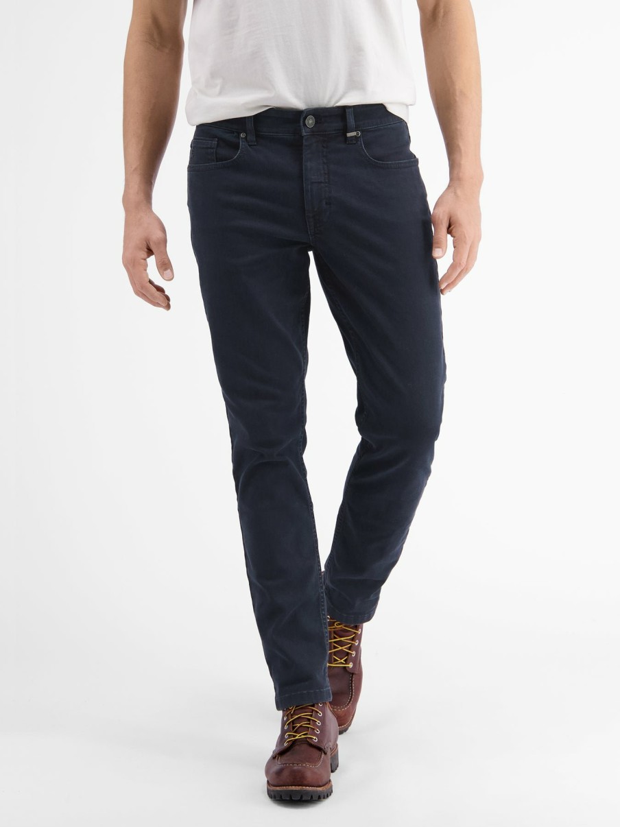 Herren LERROS | Baxter 5-Pocket Stretch-Denim, Relaxed Fit Dark Blue