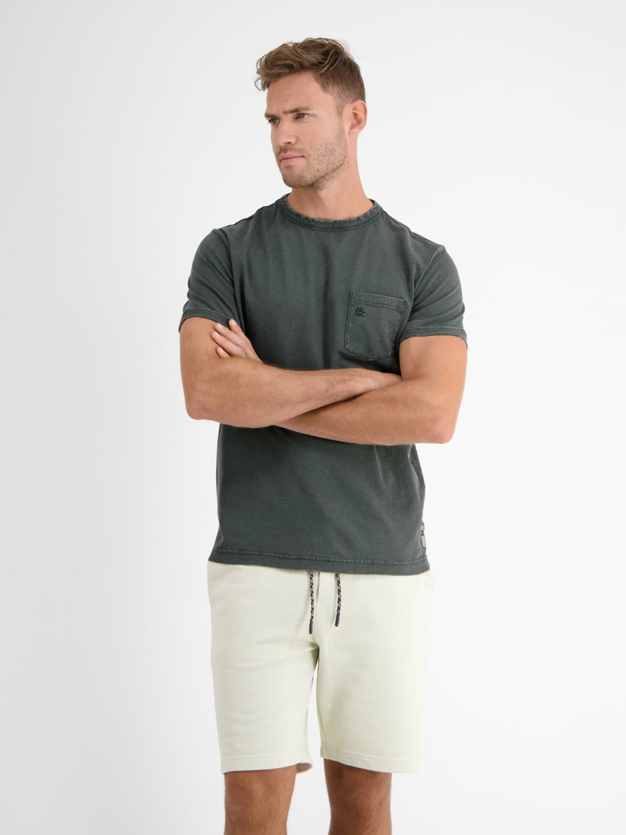 Herren LERROS | T-Shirt, Uni-Structure