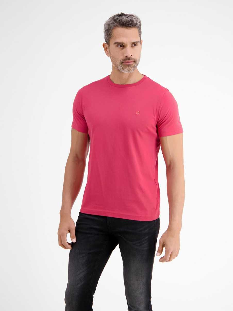 Herren LERROS | T-Shirt Mit O-Neck