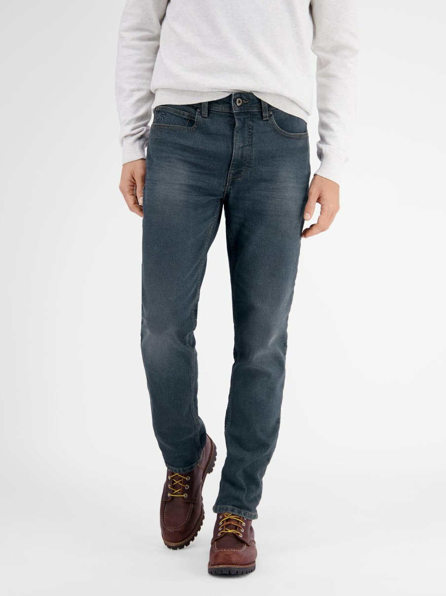 Herren LERROS | Baxter 5-Pocket Stretch-Denim, Relaxed Fit Worker Blue