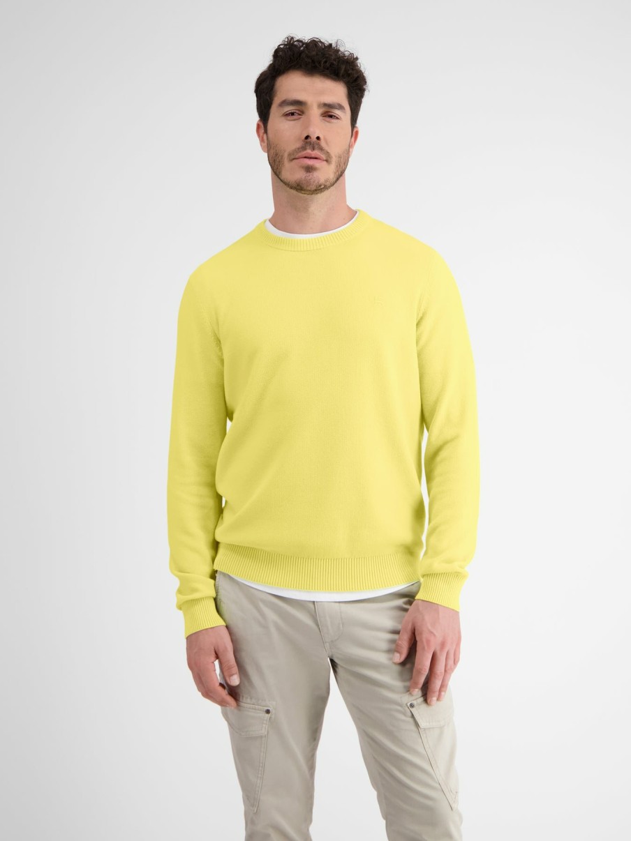 Herren LERROS | Crewneck Strickpullover