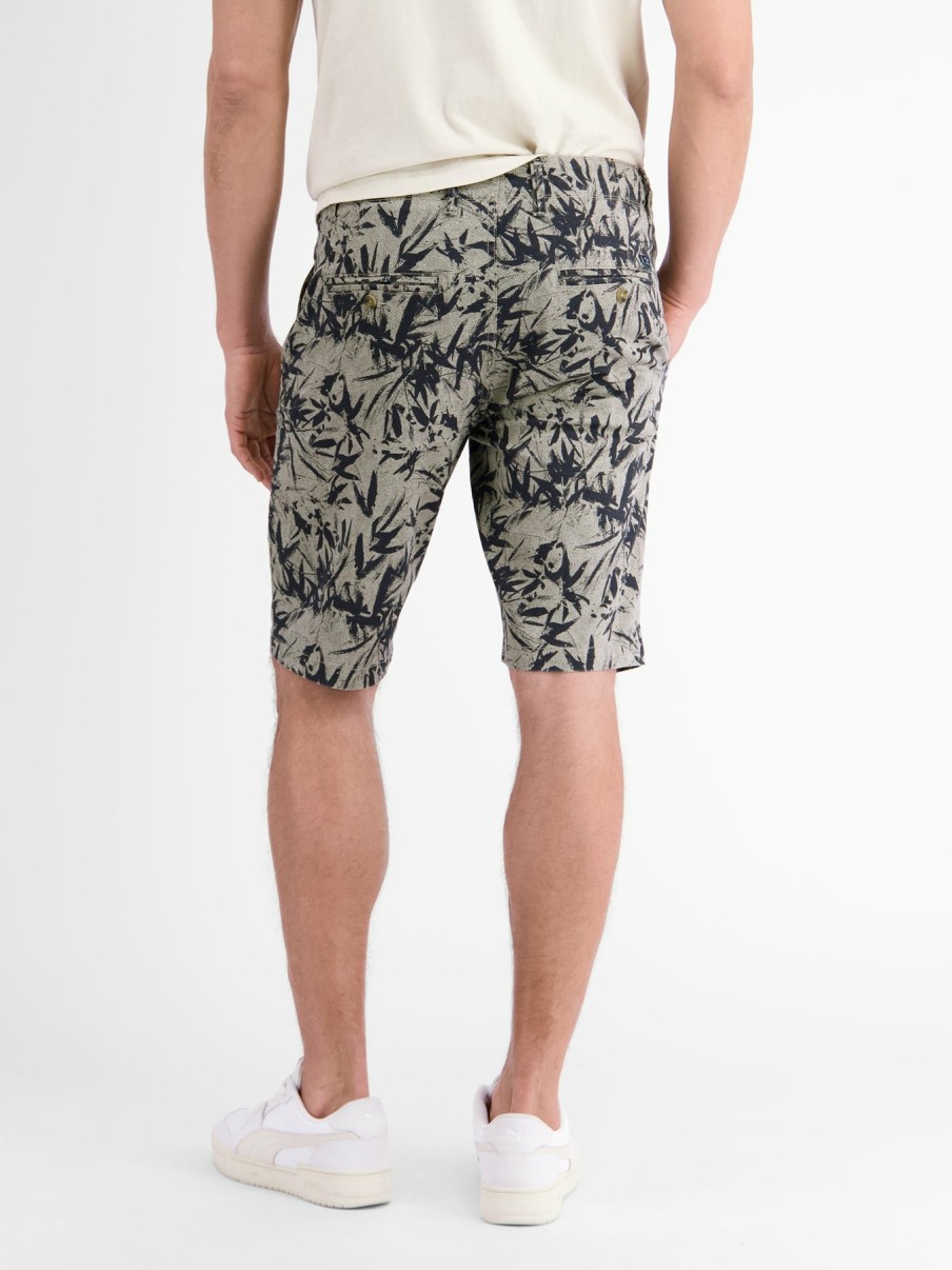 Herren LERROS | Chino Bermuda Mit Floralem Print