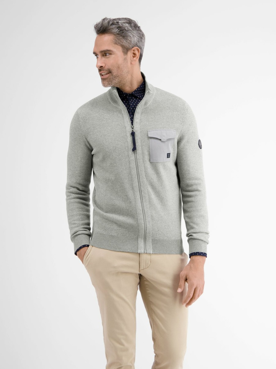 Herren LERROS | Strickjacke In Kerniger Optik