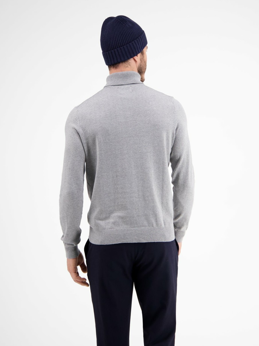 Herren LERROS | Rollkragenpullover In Flach-Strickqualitat