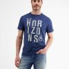 Herren LERROS | Lassiges Shirt Mit Brustprint