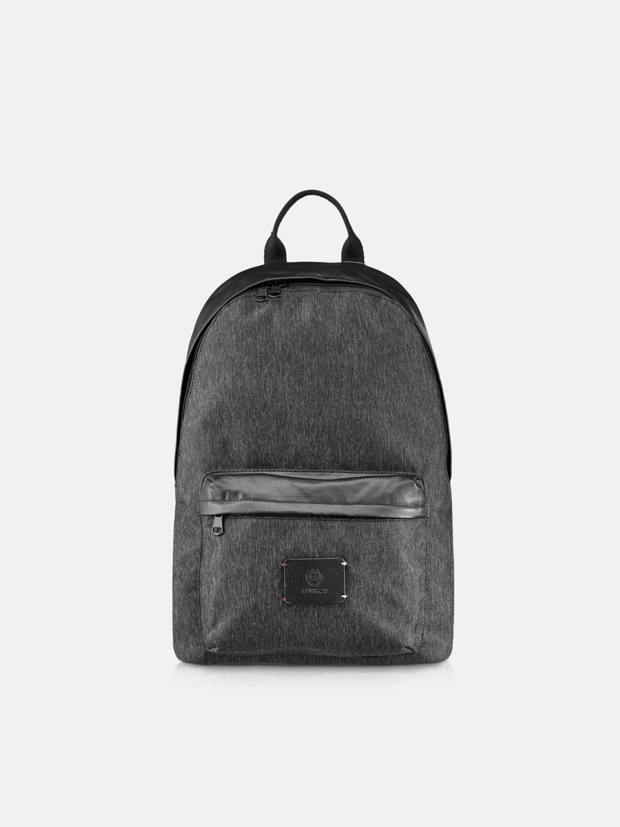 Accessoires LERROS | Rucksack In Wolloptik Asphalt Grey