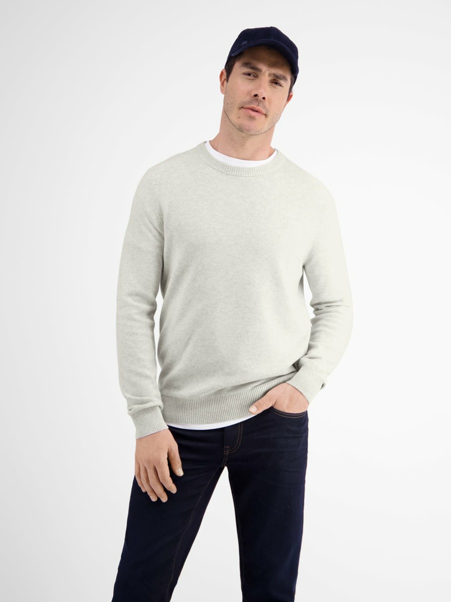 Herren LERROS | Crewneck Strickpullover