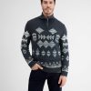 Herren LERROS | Jaquardpullover Mit Troyerkragen