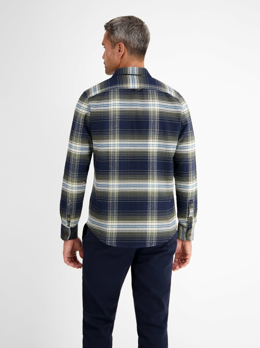 Herren LERROS | Lassiges Overshirt In Flanell-Check