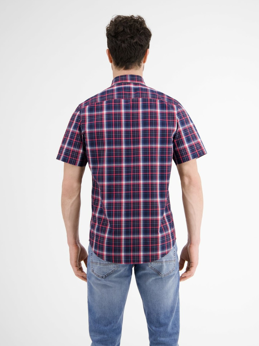 Herren LERROS | Halbarmhemd *Poplin Check*