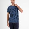 Herren LERROS | T-Shirt Mit Floralem Aop