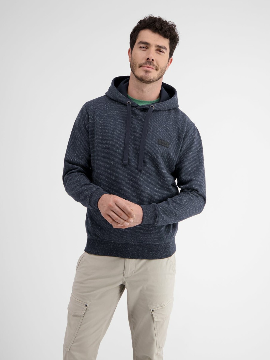 Herren LERROS | Sweat-Hoodie In Weicher Strukturqualitat