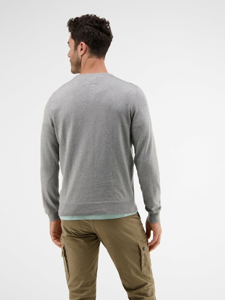 Herren LERROS | Lassiger Flachstrickpullover