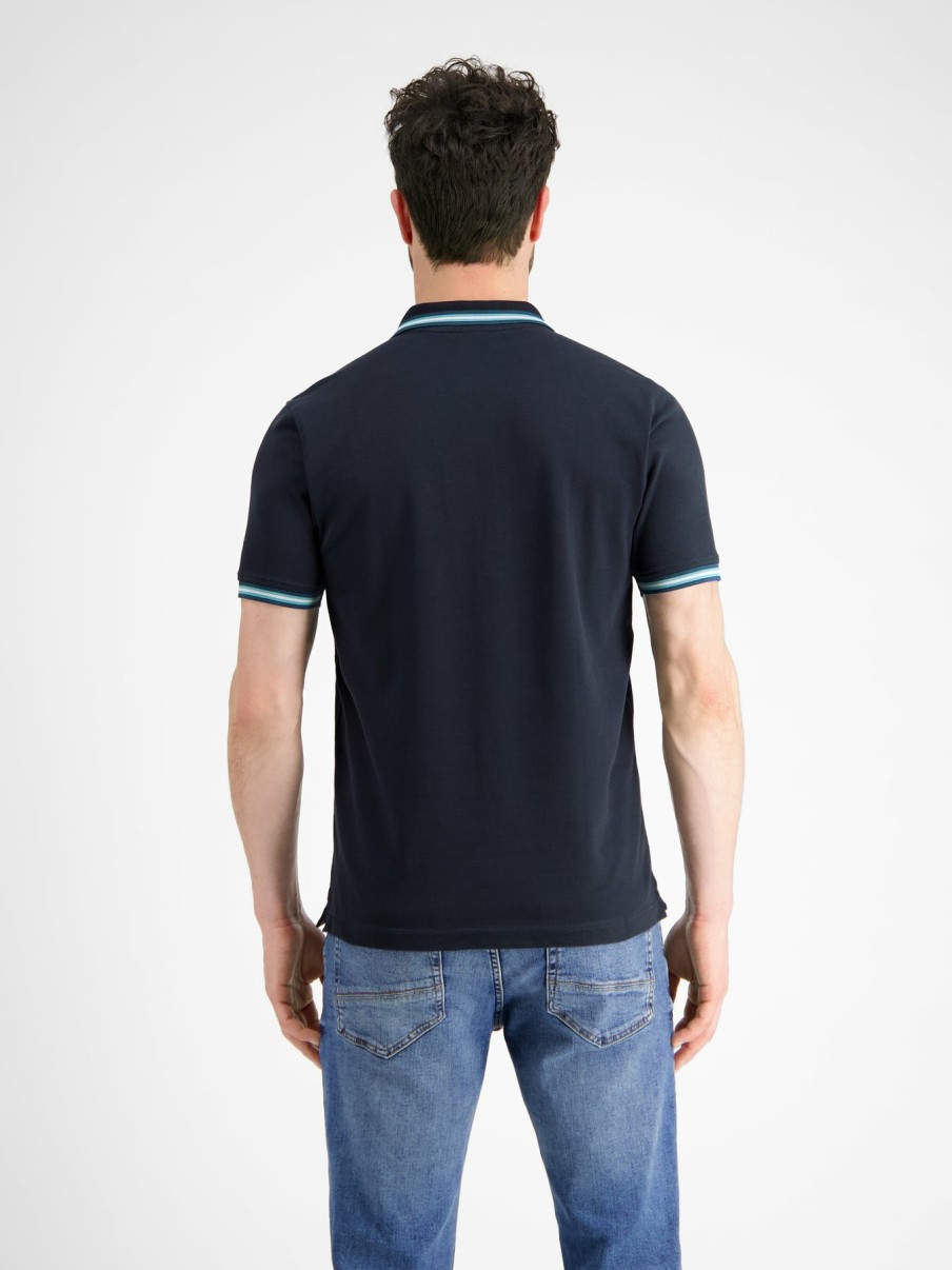 Herren LERROS | Poloshirt In Struktur-Pique