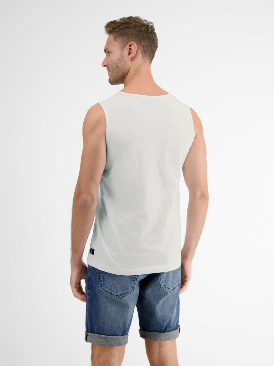 Herren LERROS | Tanktop Mit Sommerlichem Palmenprint