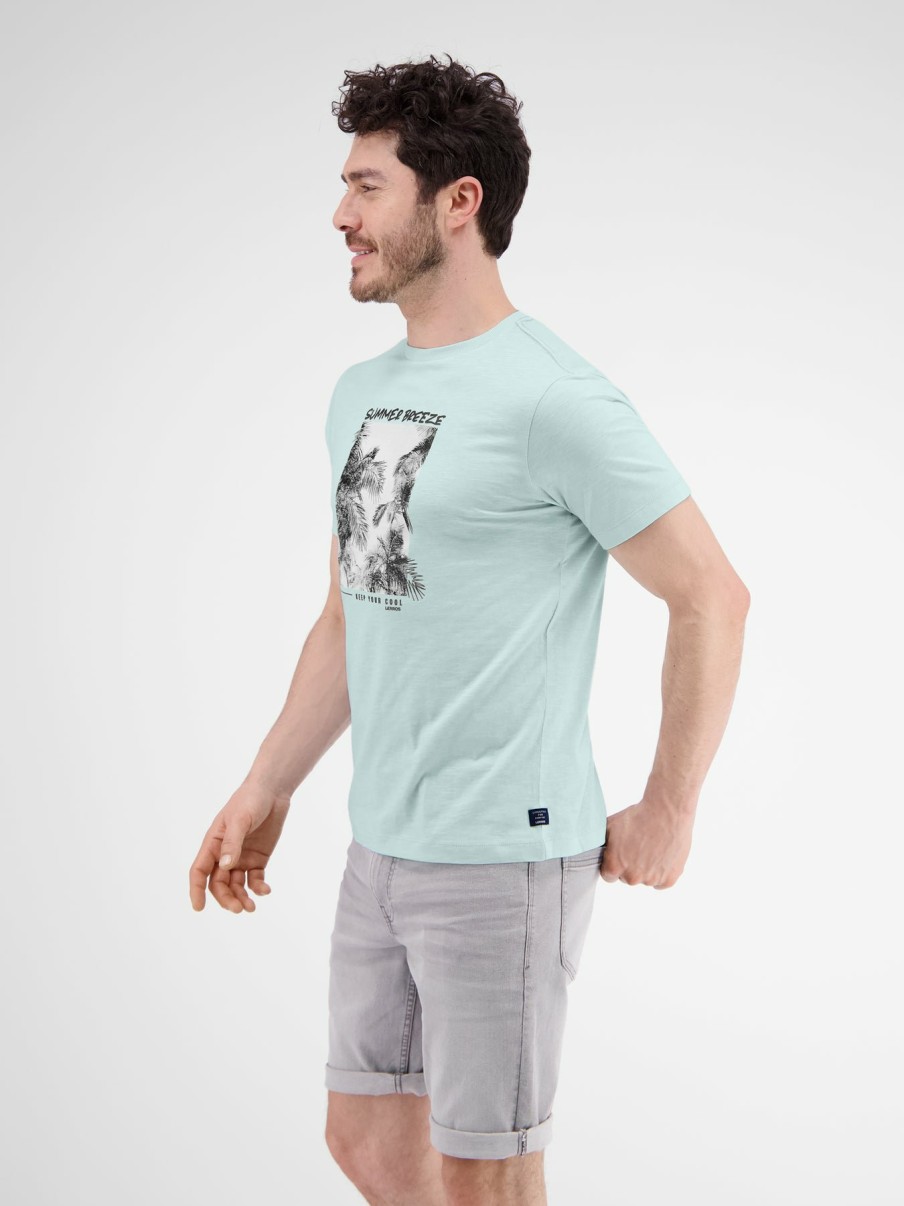 Herren LERROS | T-Shirt Mit Fotoprint