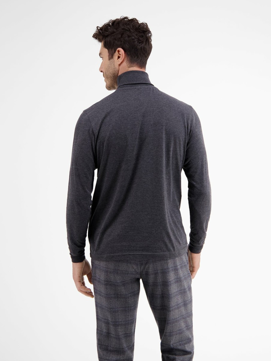 Herren LERROS | Rollkragenpullover In Griffiger Single Jerseyqualitat