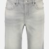 Herren LERROS | Jogg-Denim Bermuda In Verwaschenem Look Rock Grey Melan