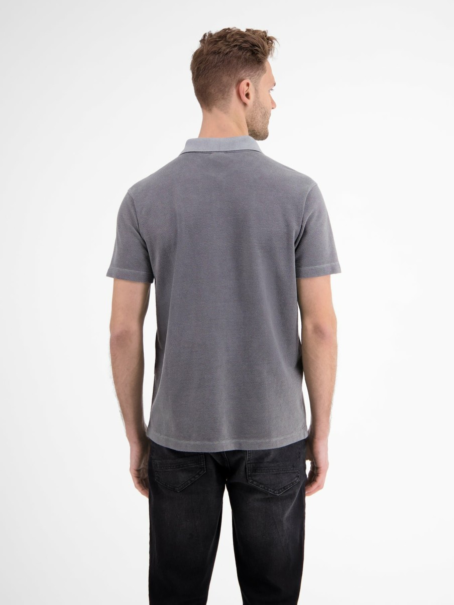 Herren LERROS | Poloshirt In Two-Tone-Pique