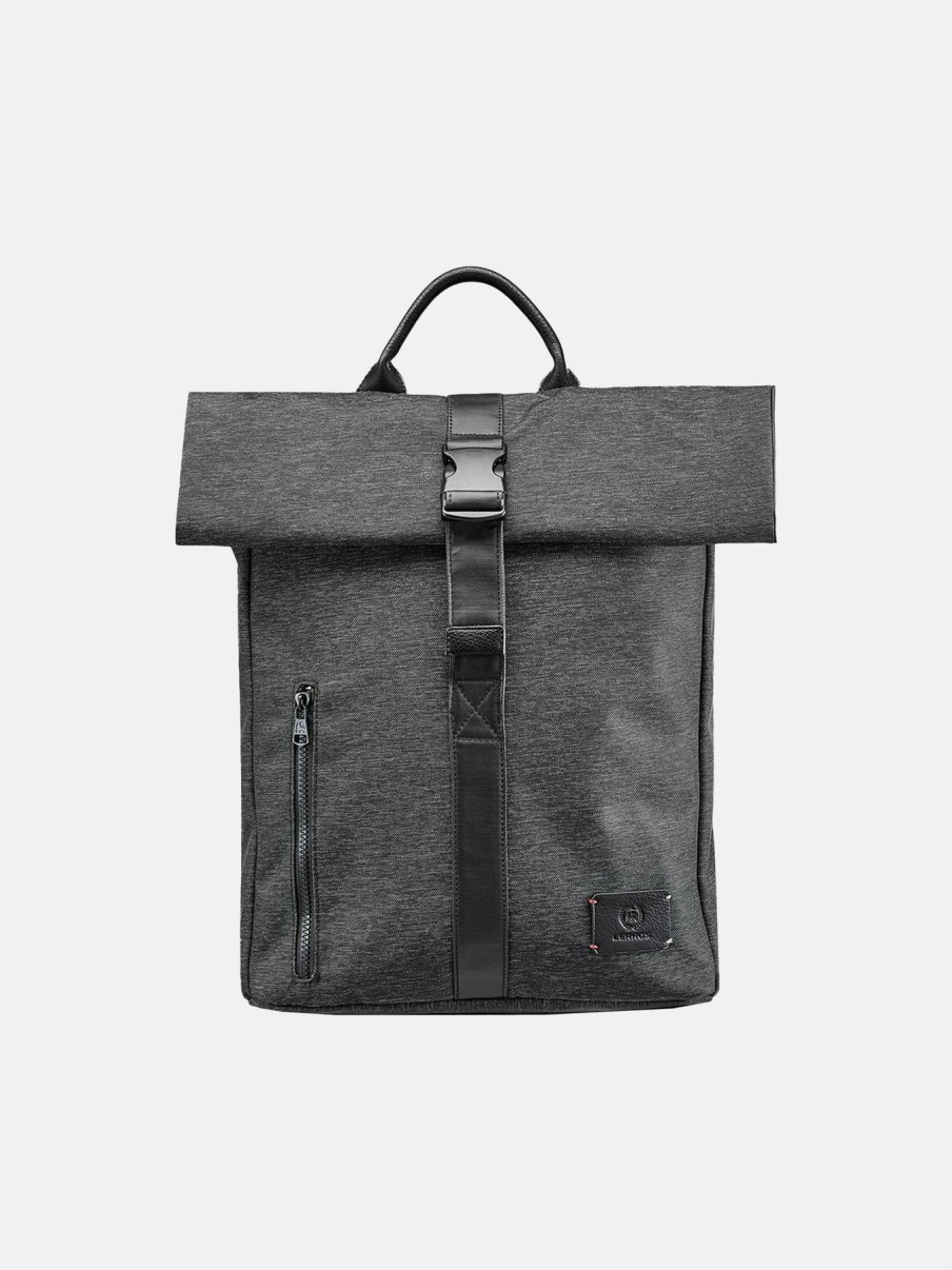 Accessoires LERROS | Rucksack Im Basicstyle Asphalt Grey