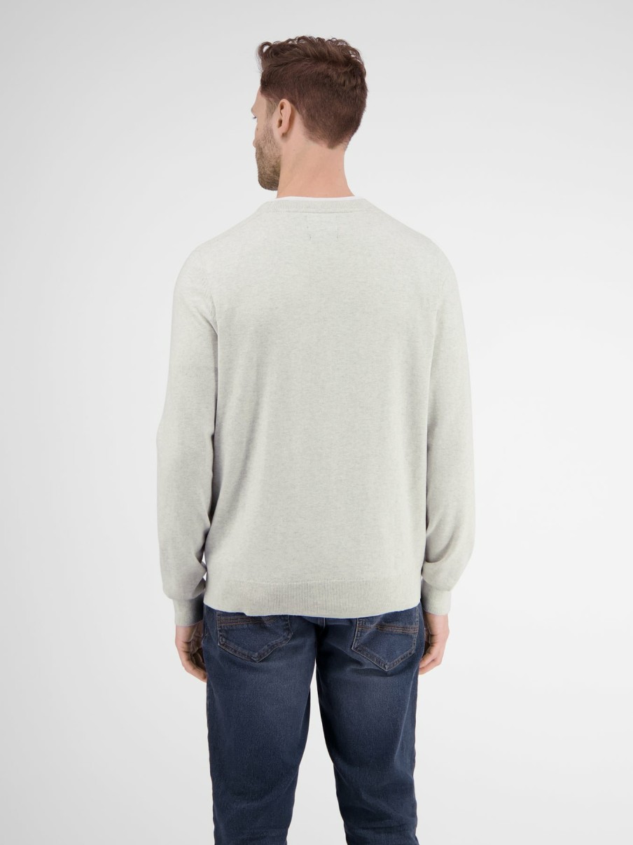 Herren LERROS | Lassiger Flachstrickpullover