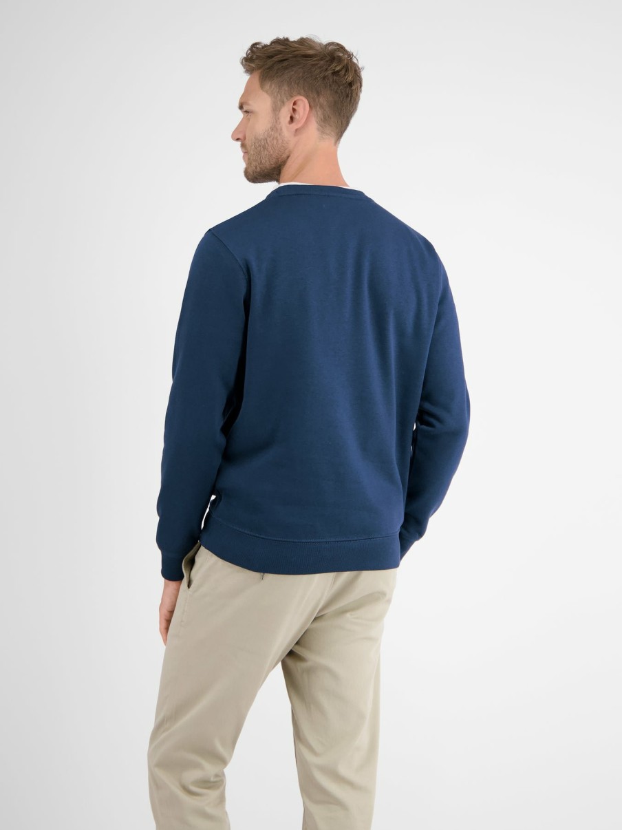 Herren LERROS | Leichter Sweater In Strukturqualitat