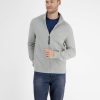 Herren LERROS | Strickjacke Mit Stehkragen