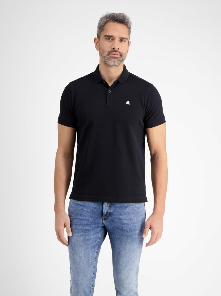 Herren LERROS | Basic Herren Poloshirt In Klassischer Passform Und Piquequalitat