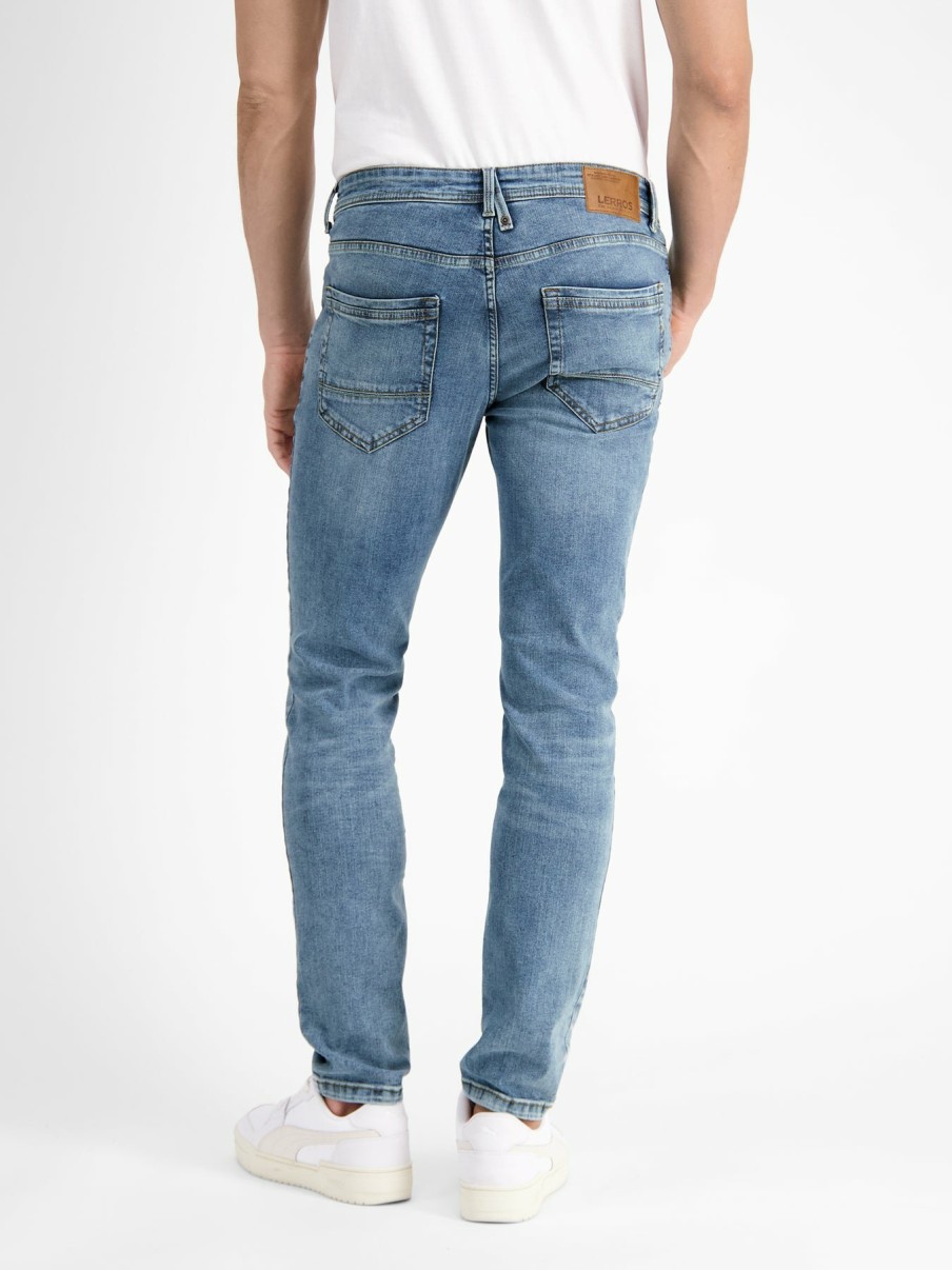 Herren LERROS | Conlin 5-Pocket Stretch-Denim, Slim Fit , Blue