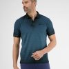 Herren LERROS | Poloshirt, Gestreift In Strukturqualitat