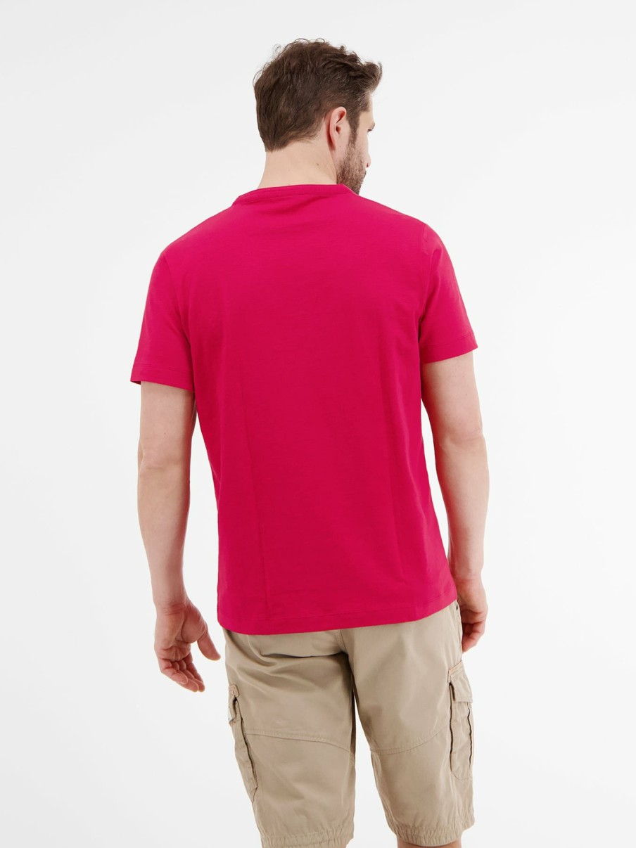 Herren LERROS | Basic Serafino In Slub Jersey