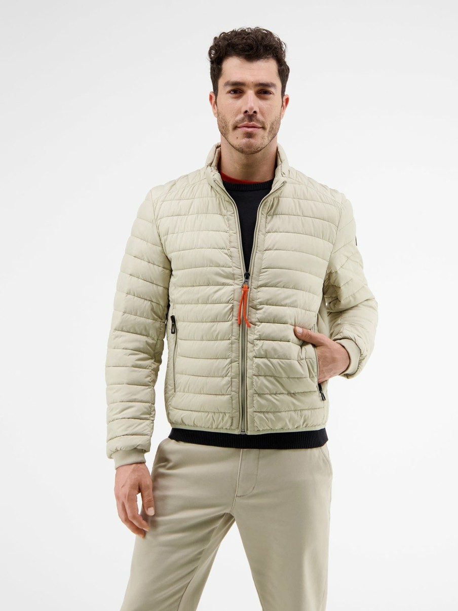 Herren LERROS | Wattierter Blouson Mit Horizontaler Steppung