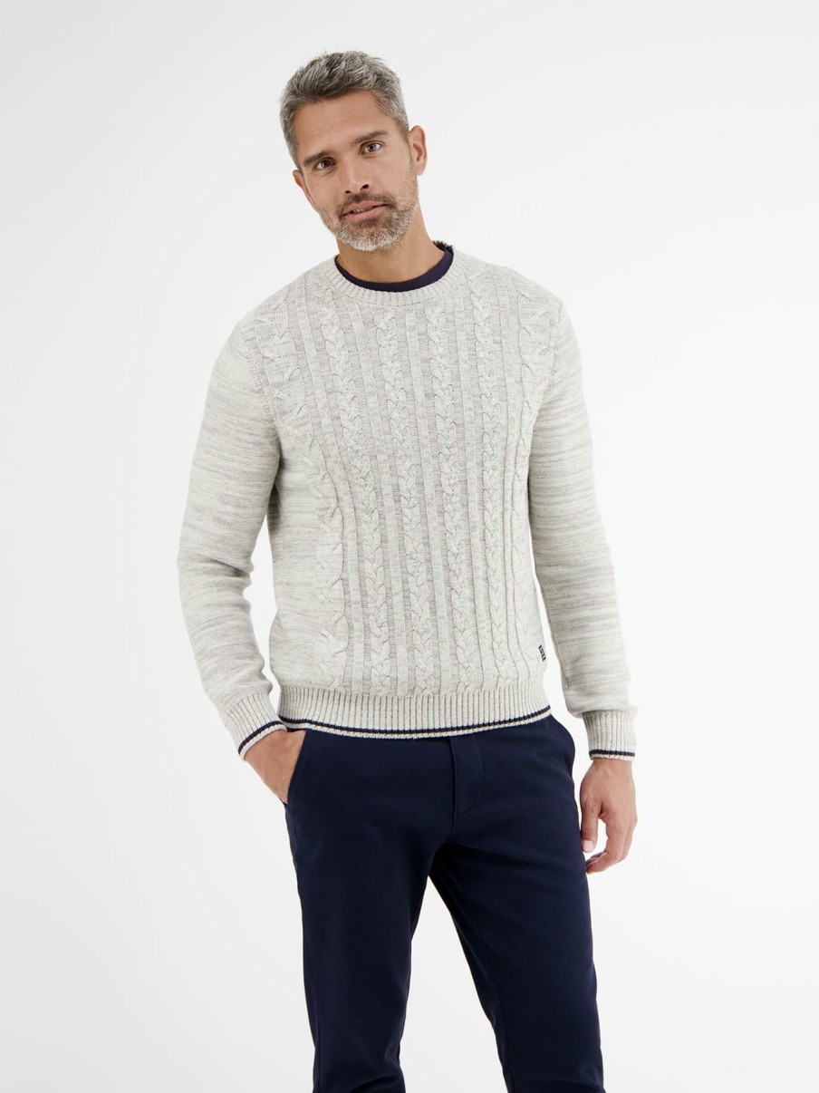 Herren LERROS | Crewneck Strickpullover