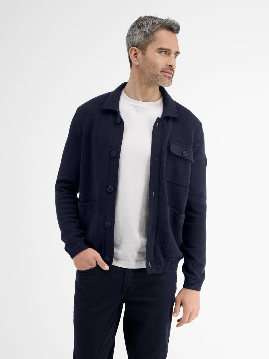 Herren LERROS | Kernige Strickjacke