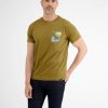 Herren LERROS | O-Neck T-Shirt. Brustprint