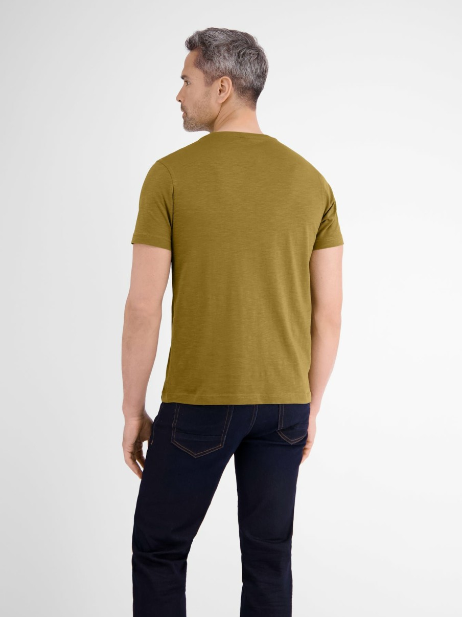 Herren LERROS | O-Neck T-Shirt. Brustprint