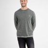 Herren LERROS | Gestreifter Strick-Longsleeve