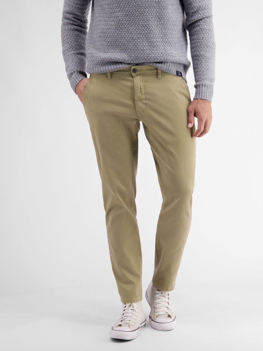 Herren LERROS | Chino Mit Microstruktur, Slim Fit