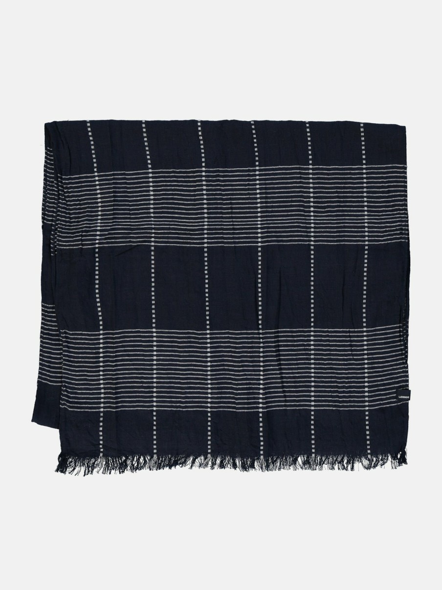 Accessoires LERROS | Schal Two-Tone-Stripe Classic Navy