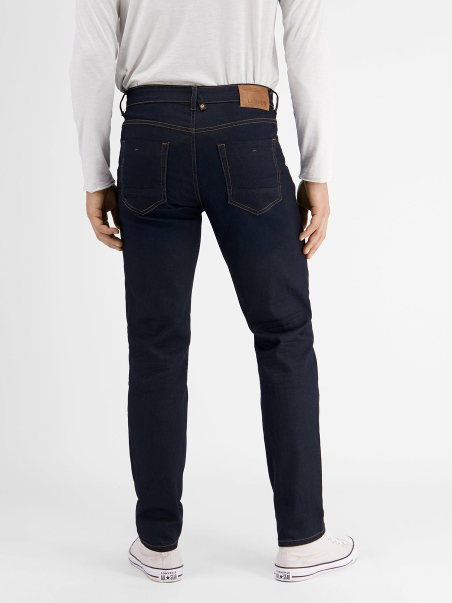 Herren LERROS | Conlin 5-Pocket Stretch-Denim, Slim Fit Deep Blue