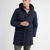 Herren LERROS | Longjacket Im Parka-Design. Gesteppt Classic Navy