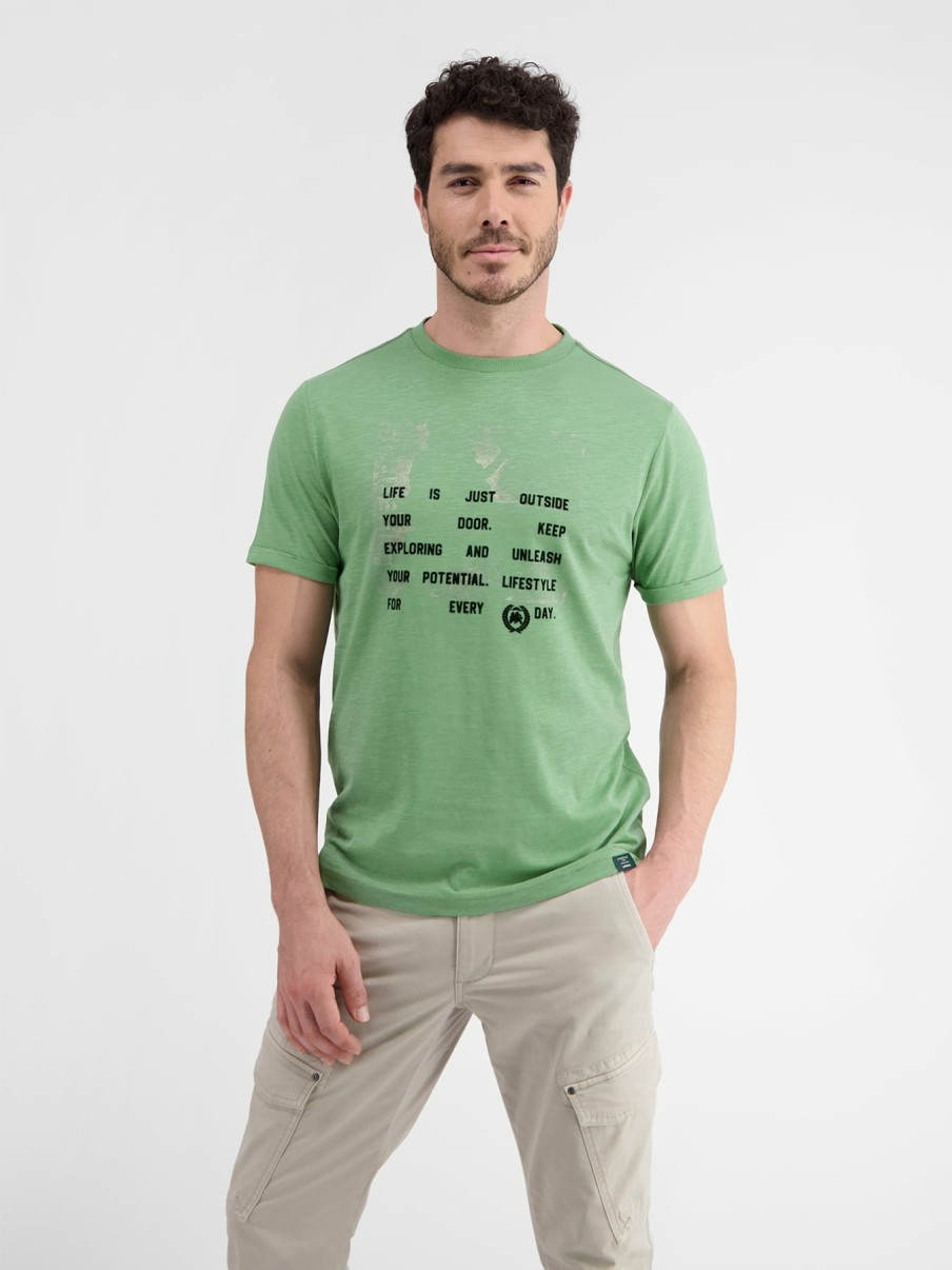 Herren LERROS | T-Shirt, Graphic Print