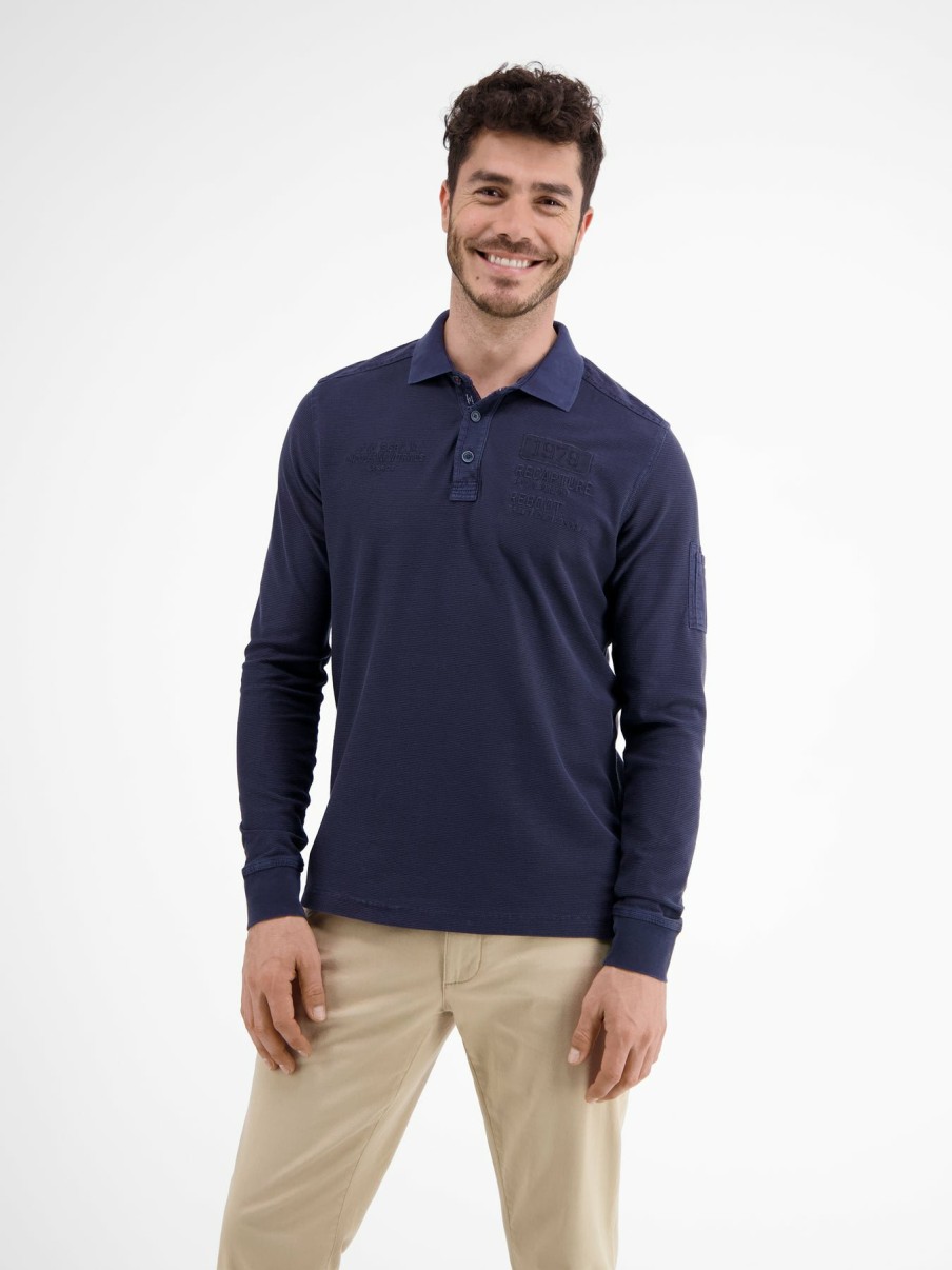 Herren LERROS | Sportives Longsleeve-Polo