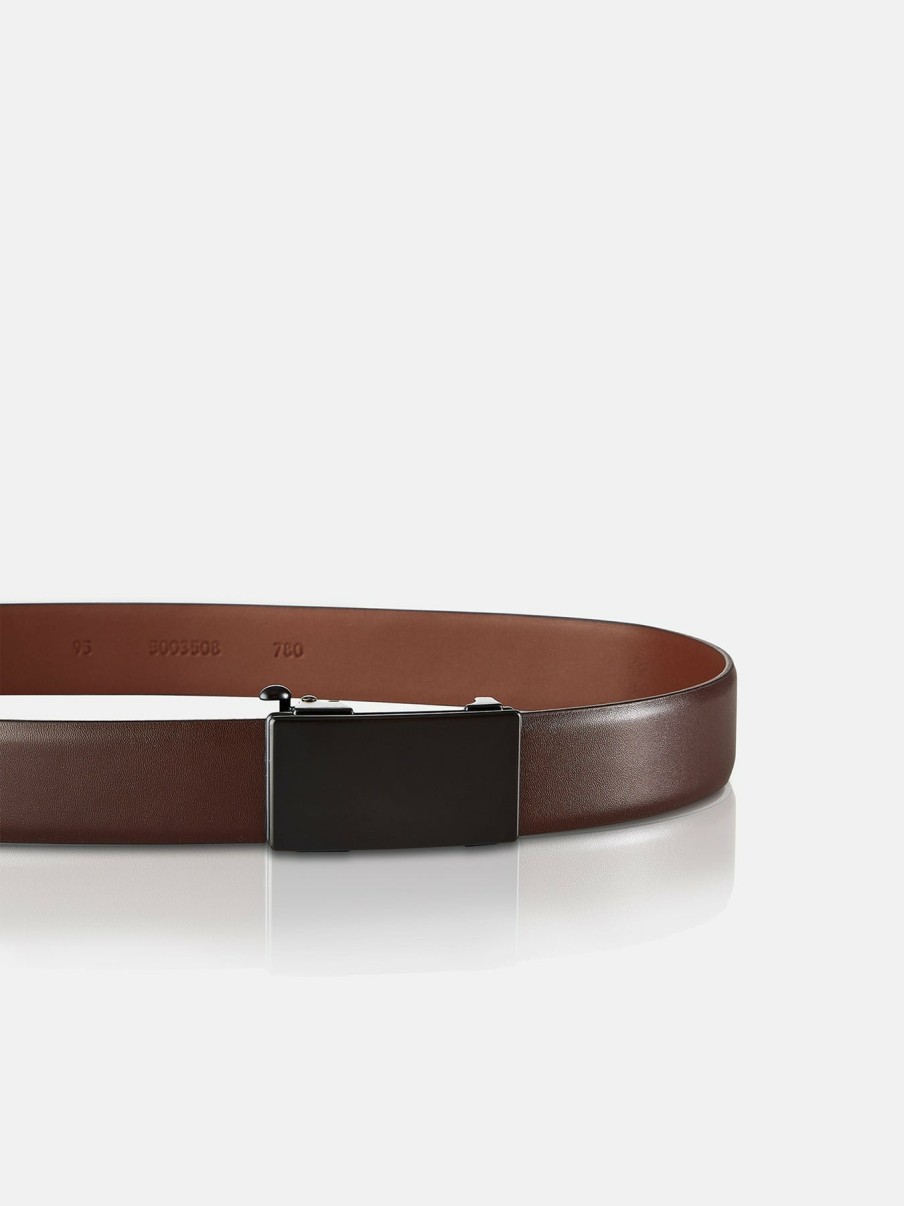 Accessoires LERROS | Citybelt Mit Koppel-Schliese Dark Brown