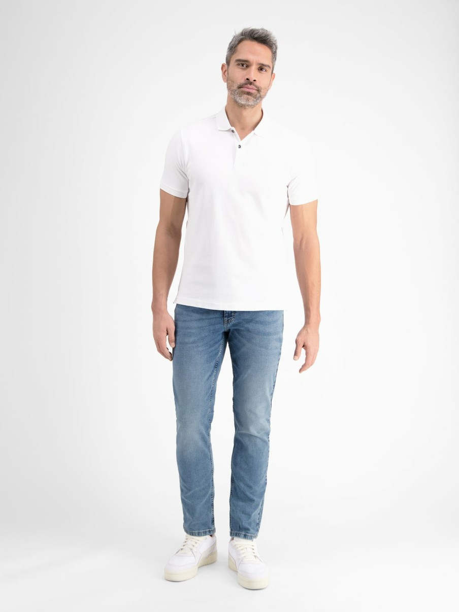 Herren LERROS | Baxter 5-Pocket-Denim-Style, Relaxed Fit Blue Used Wash