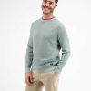 Herren LERROS | Crewneck In Used-Strickoptik