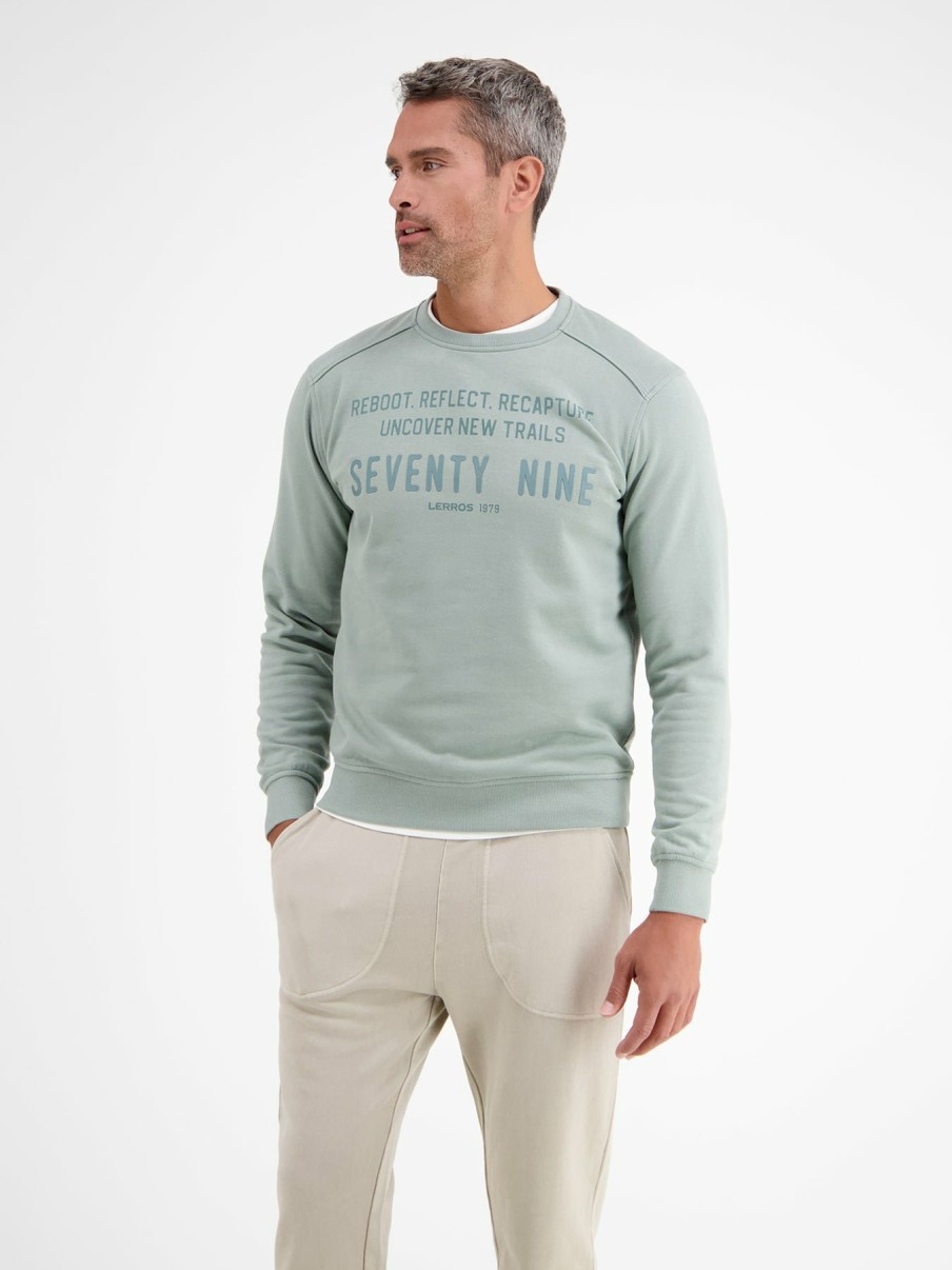 Herren LERROS | French-Terry Crewneck Sweatshirt